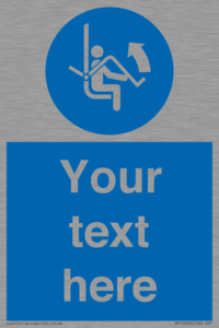 Custom Mandatory: Open safety bar of chairlift